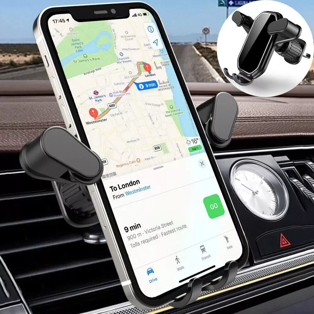 360° Universal Air Vent Mobile Phone Holder In Car Stand Cradle Mount iPhone