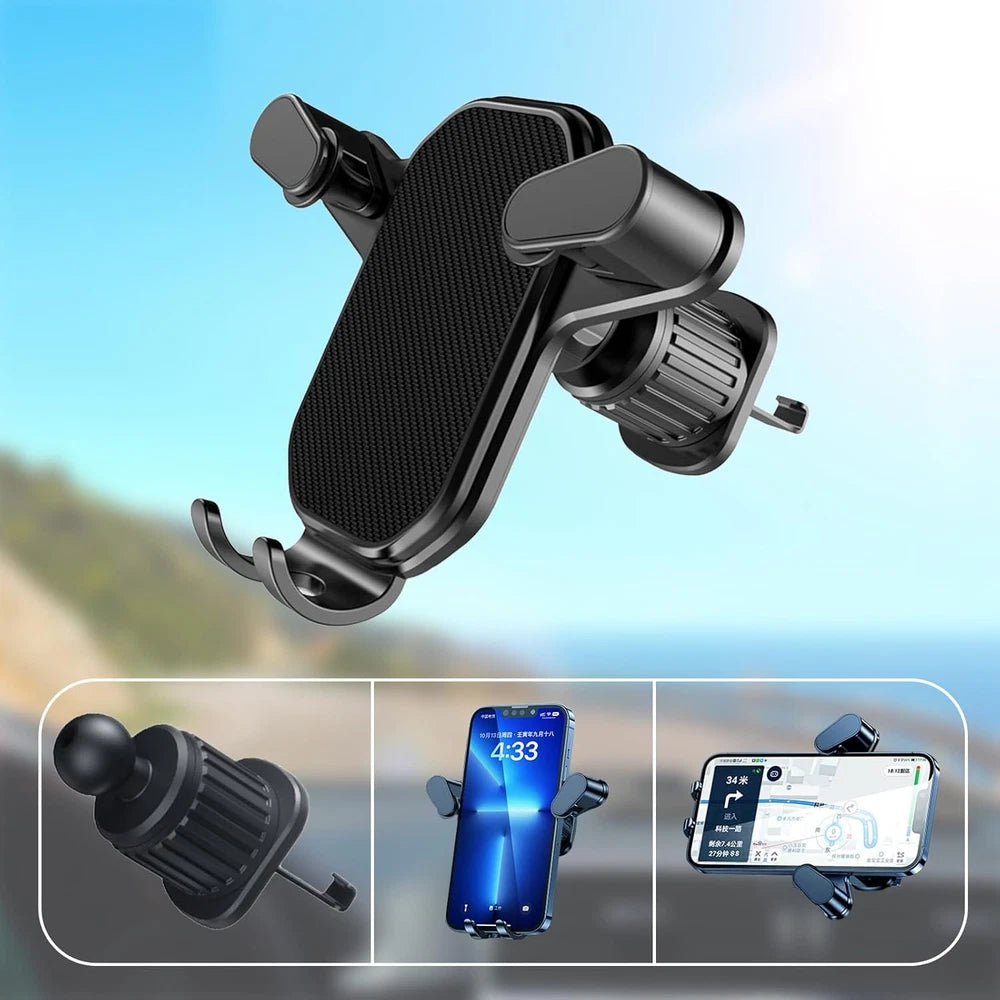 360° Universal Air Vent Mobile Phone Holder In Car Stand Cradle Mount iPhone