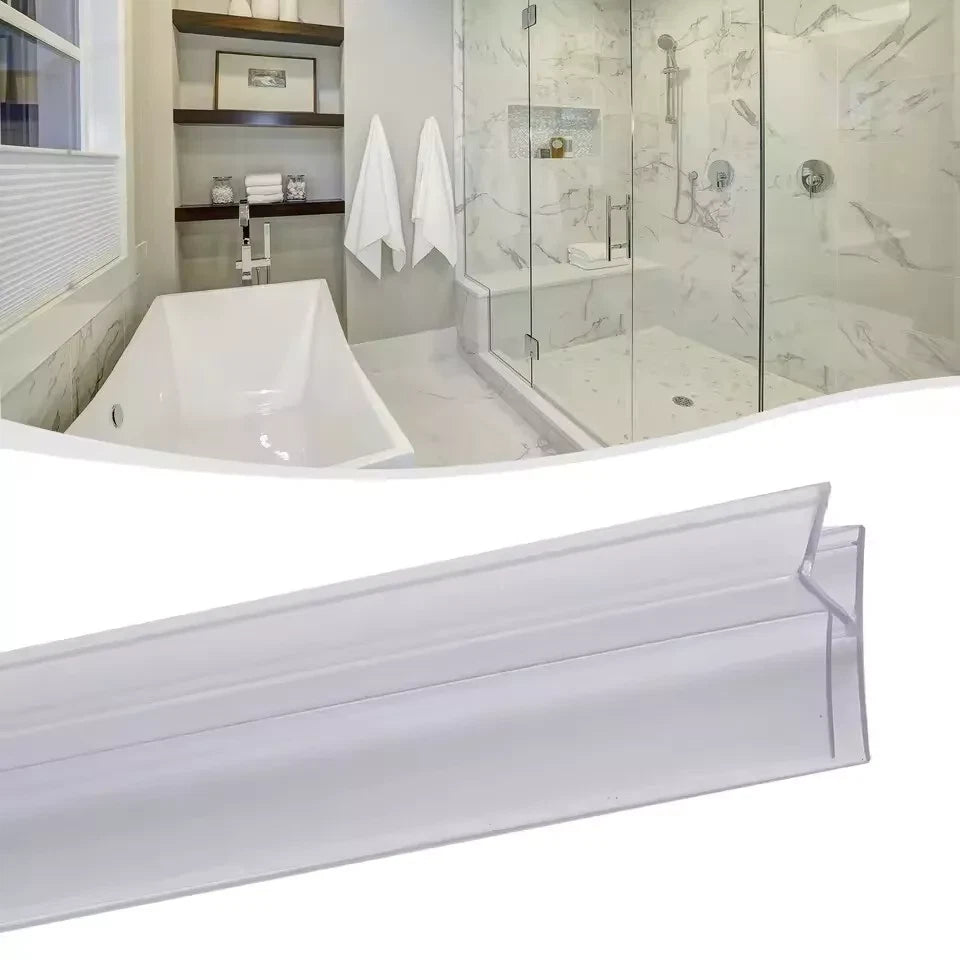 Shower Screen Seal Strip | For 4-6mm Glass | Up to 20mm Gap | Bath Door 90cm