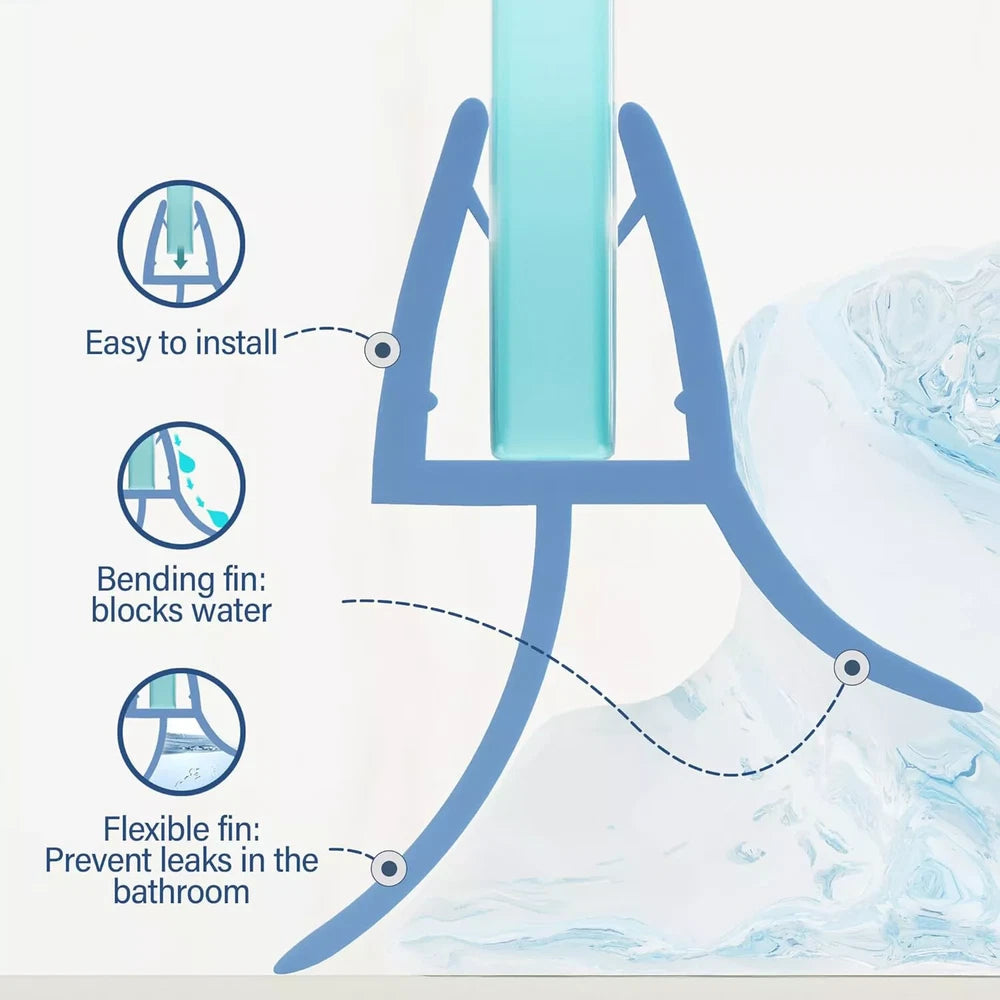 Shower Screen Seal Strip | For 4-6mm Glass | Up to 20mm Gap | Bath Door 90cm