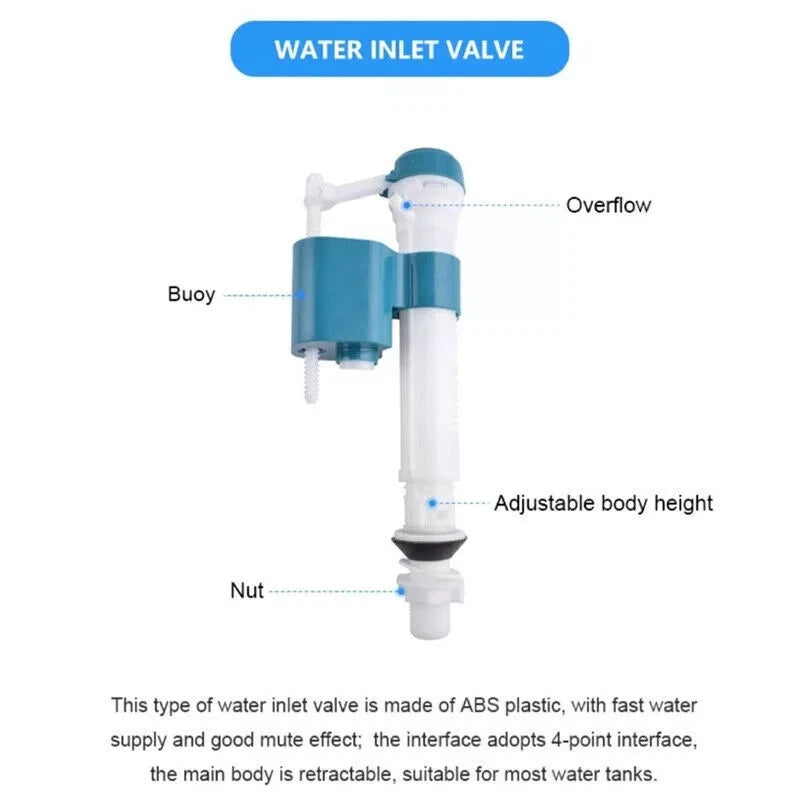 Universal Bathroom Cistern Repair Kit Toilet Dual Push Flush System Tool Set UK