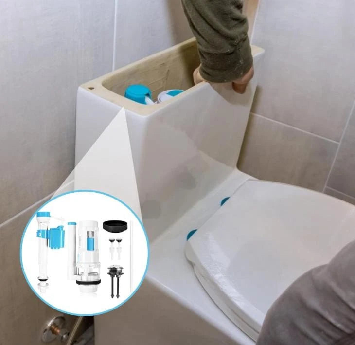 Universal Bathroom Cistern Repair Kit Toilet Dual Push Flush System Tool Set UK