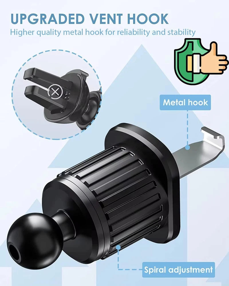360° Universal Air Vent Mobile Phone Holder In Car Stand Cradle Mount iPhone