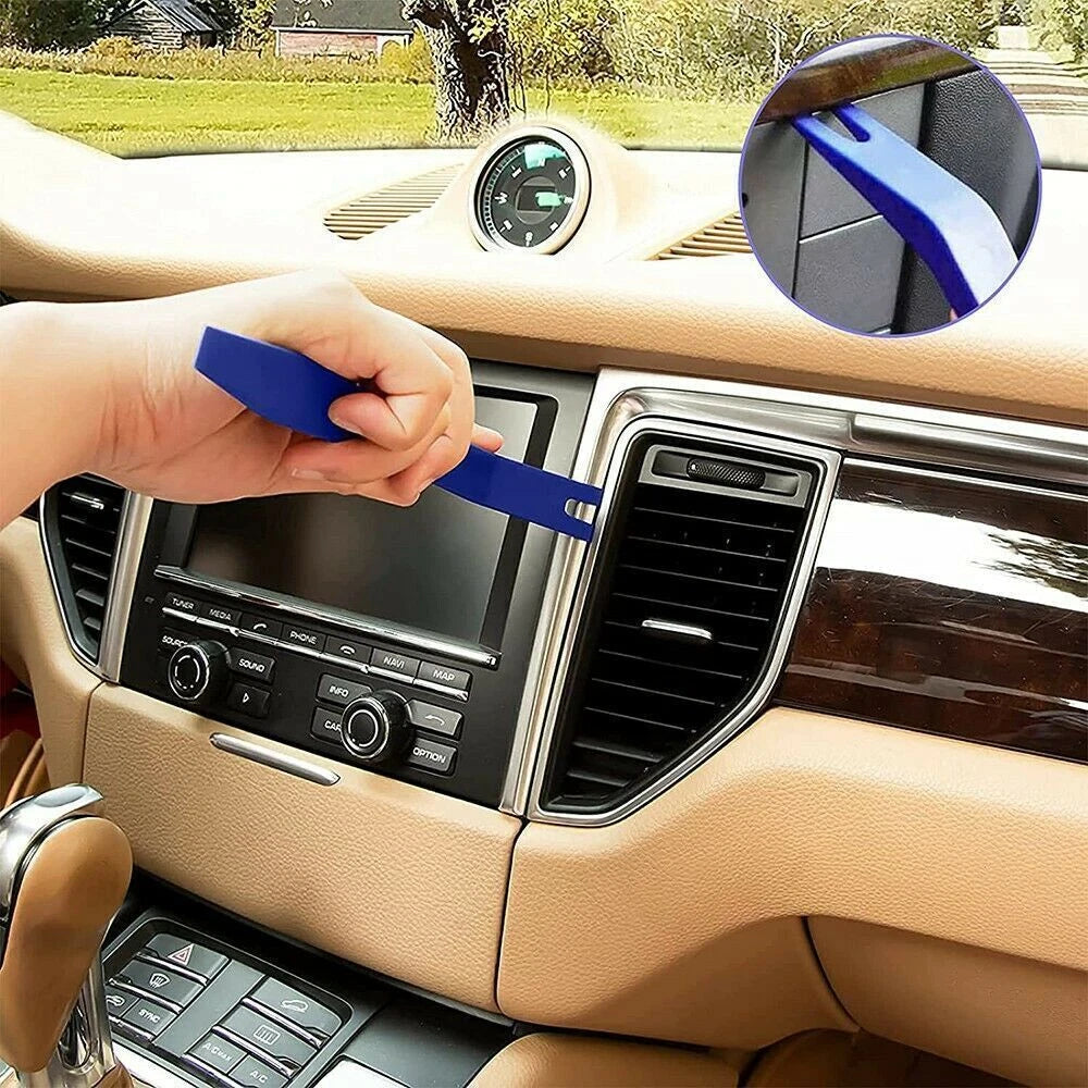 5Pcs Car Trim Removal Tool Kit Set Door Panel Fastener Auto Dashboard Plastic UK