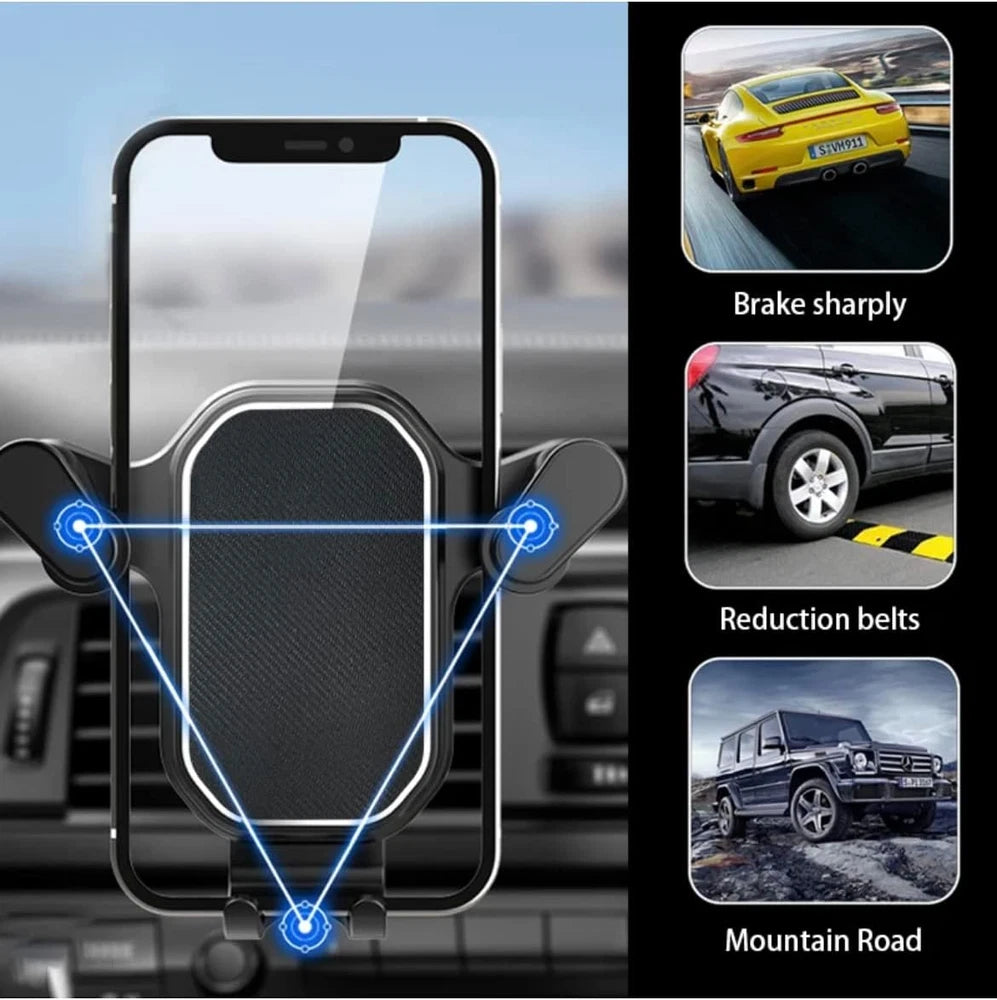 360° Universal Air Vent Mobile Phone Holder In Car Stand Cradle Mount iPhone