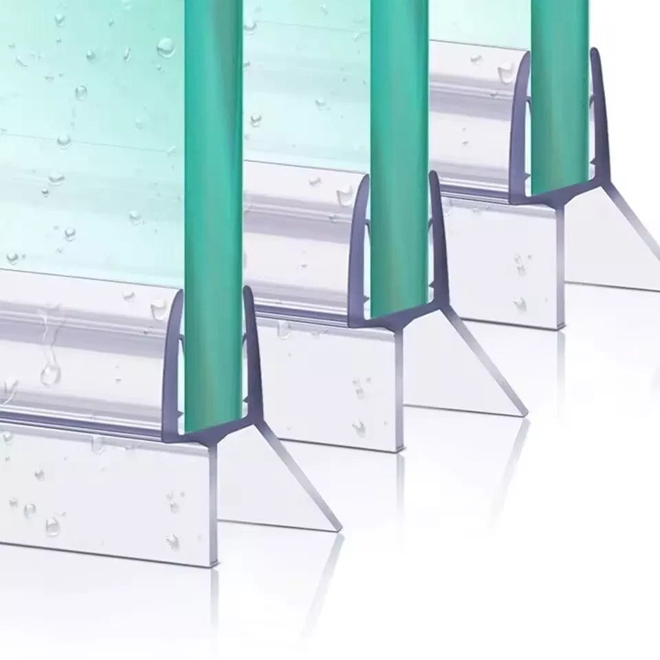 Shower Screen Seal Strip | For 4-6mm Glass | Up to 20mm Gap | Bath Door 90cm