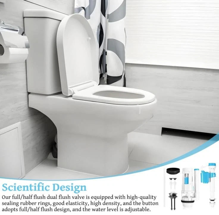 Universal Bathroom Cistern Repair Kit Toilet Dual Push Flush System Tool Set UK