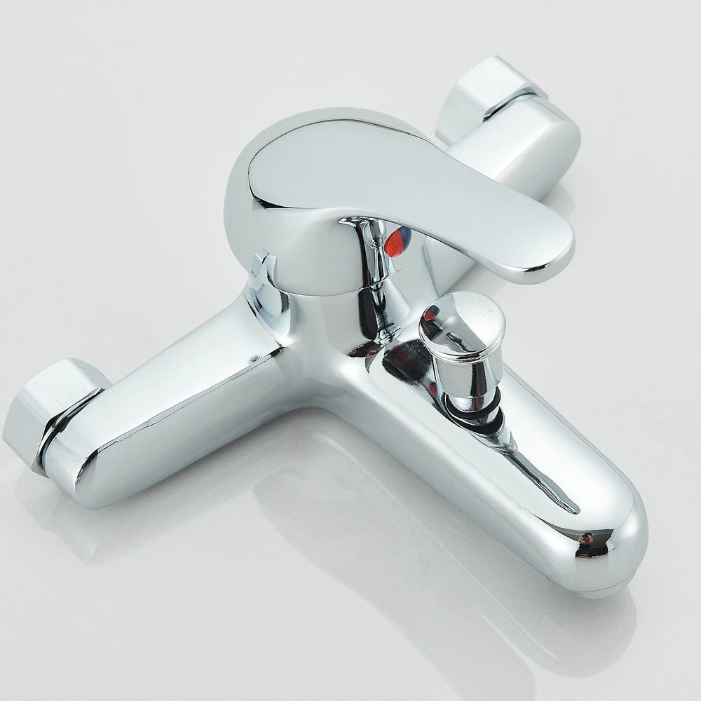 Luxury Bathroom Chrome Sink Bath Filler Tap Shower Mixer Taps with Hand Held Set