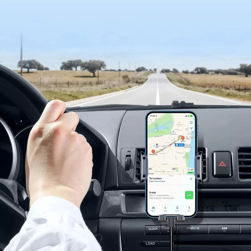 Car Vent Phone Holder - 360° Rotatable Mobile Bracket Mount for Cell Phones UK